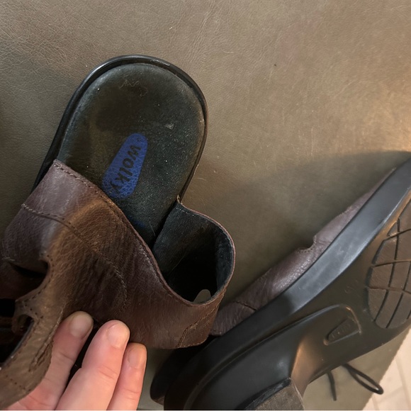 Brown leather Wolky Gladiator sandals. EUC. Size 38 - Picture 2 of 6